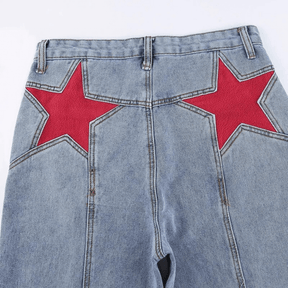 Star Red Jeans