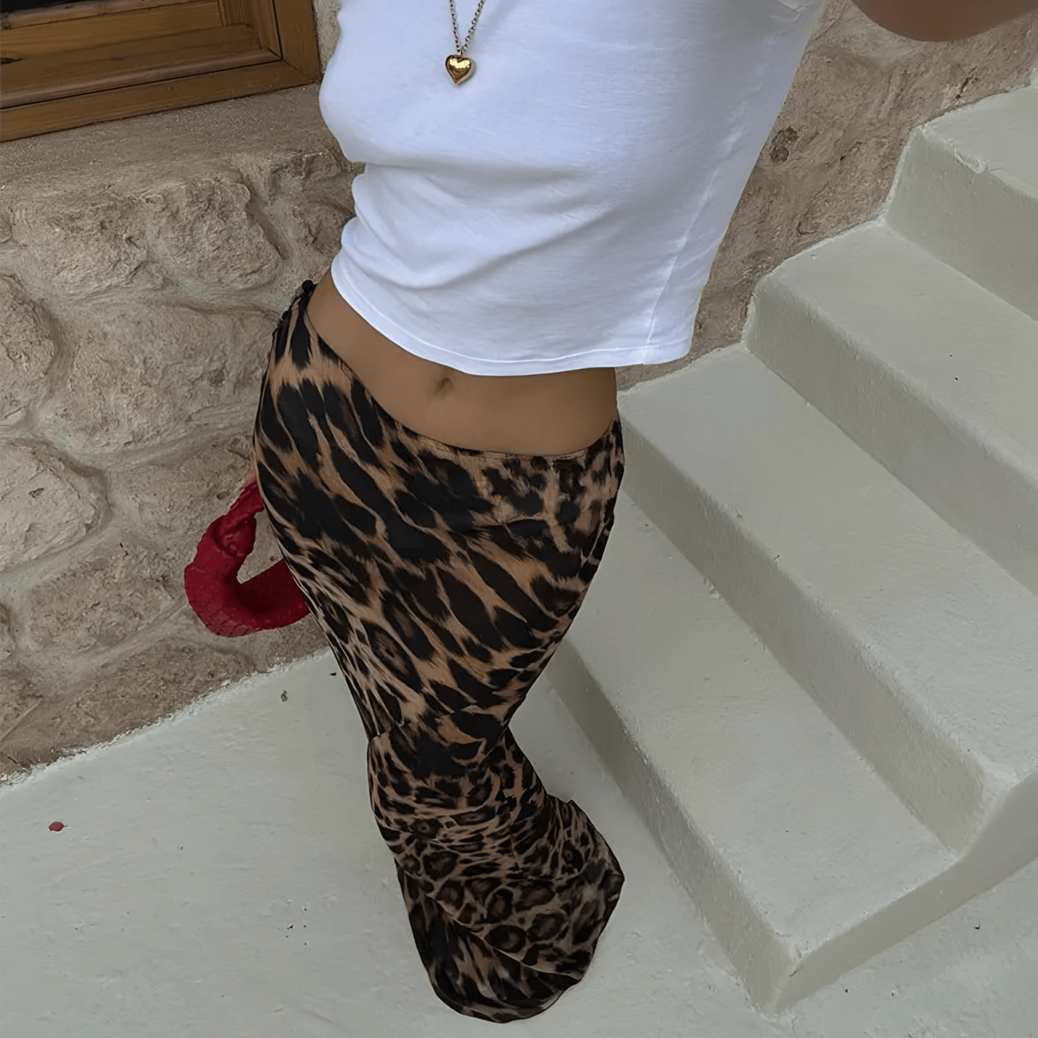 Cheetah Long Skirt