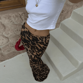 Cheetah Long Skirt