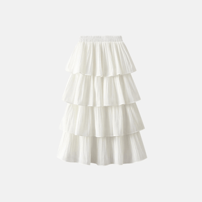 Long Pleated Skirt