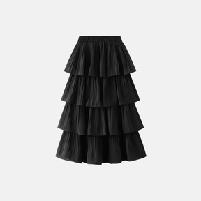 Long Pleated Skirt