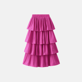 Long Pleated Skirt