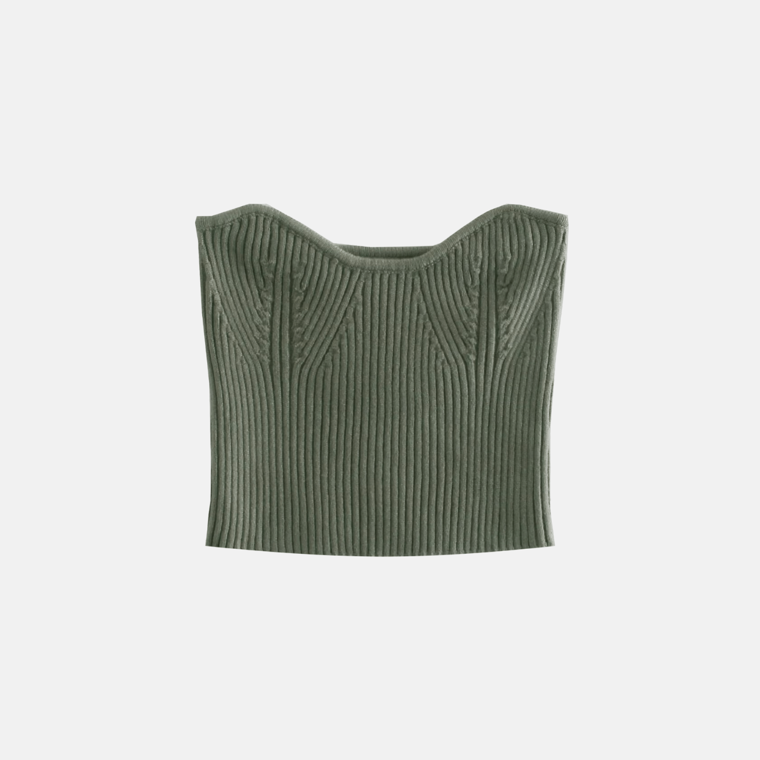 Strapless Knit Top