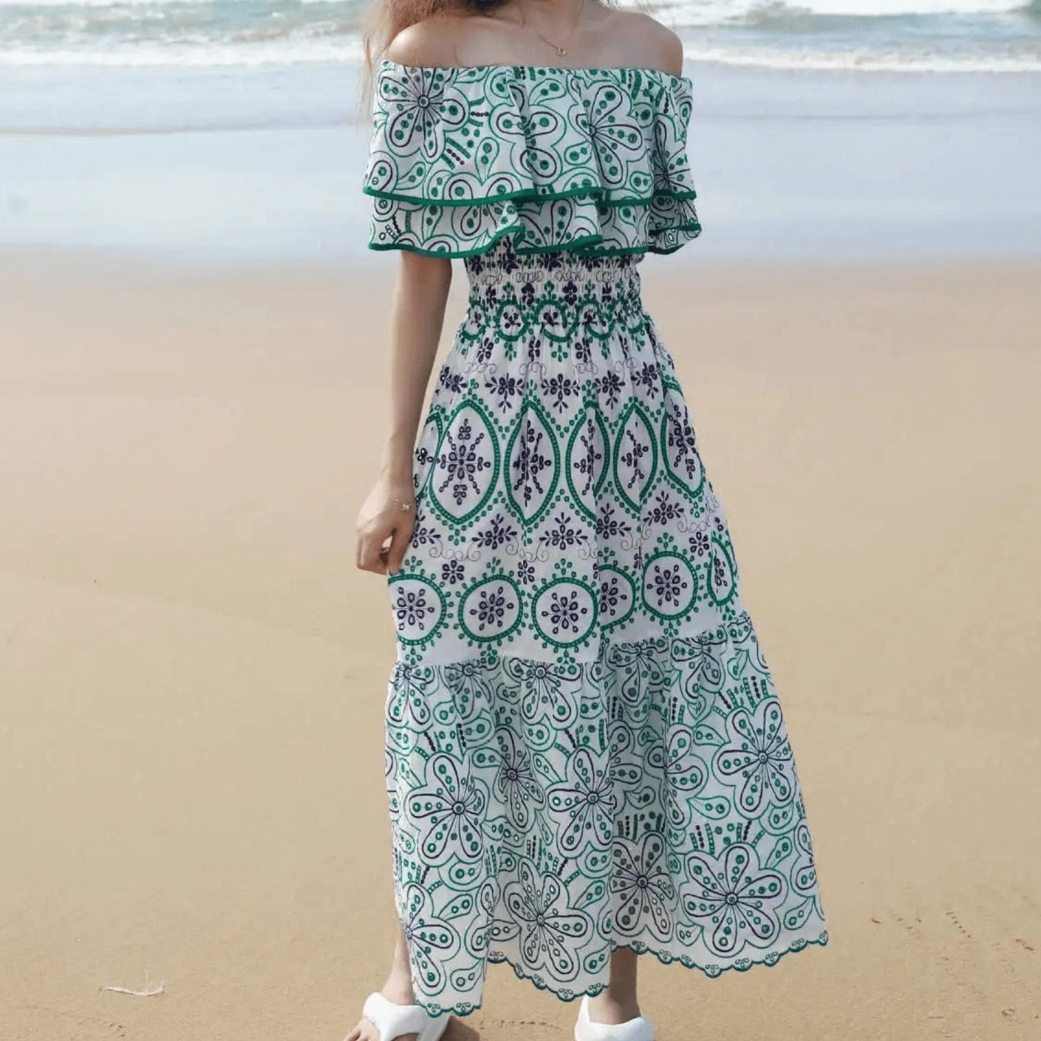 Long Caribbean Dress